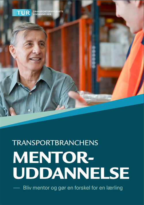 Transportbranchens mentoruddannelse folder-forside